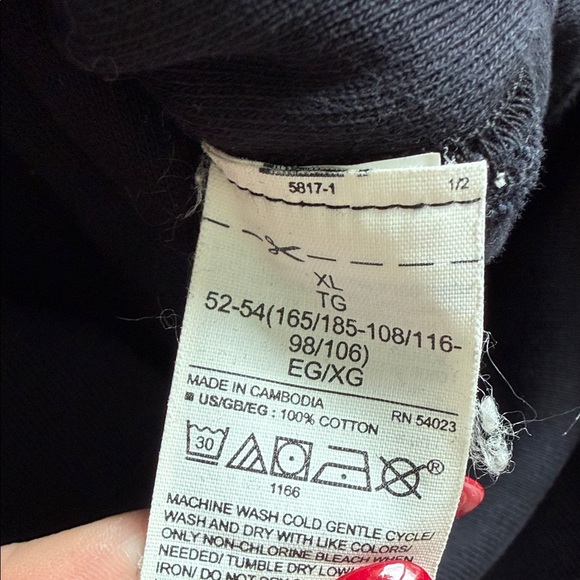 Men's Black Hoodie - Picture 4 of 4